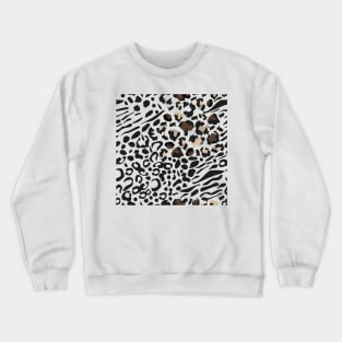 Leopard print pattern Crewneck Sweatshirt